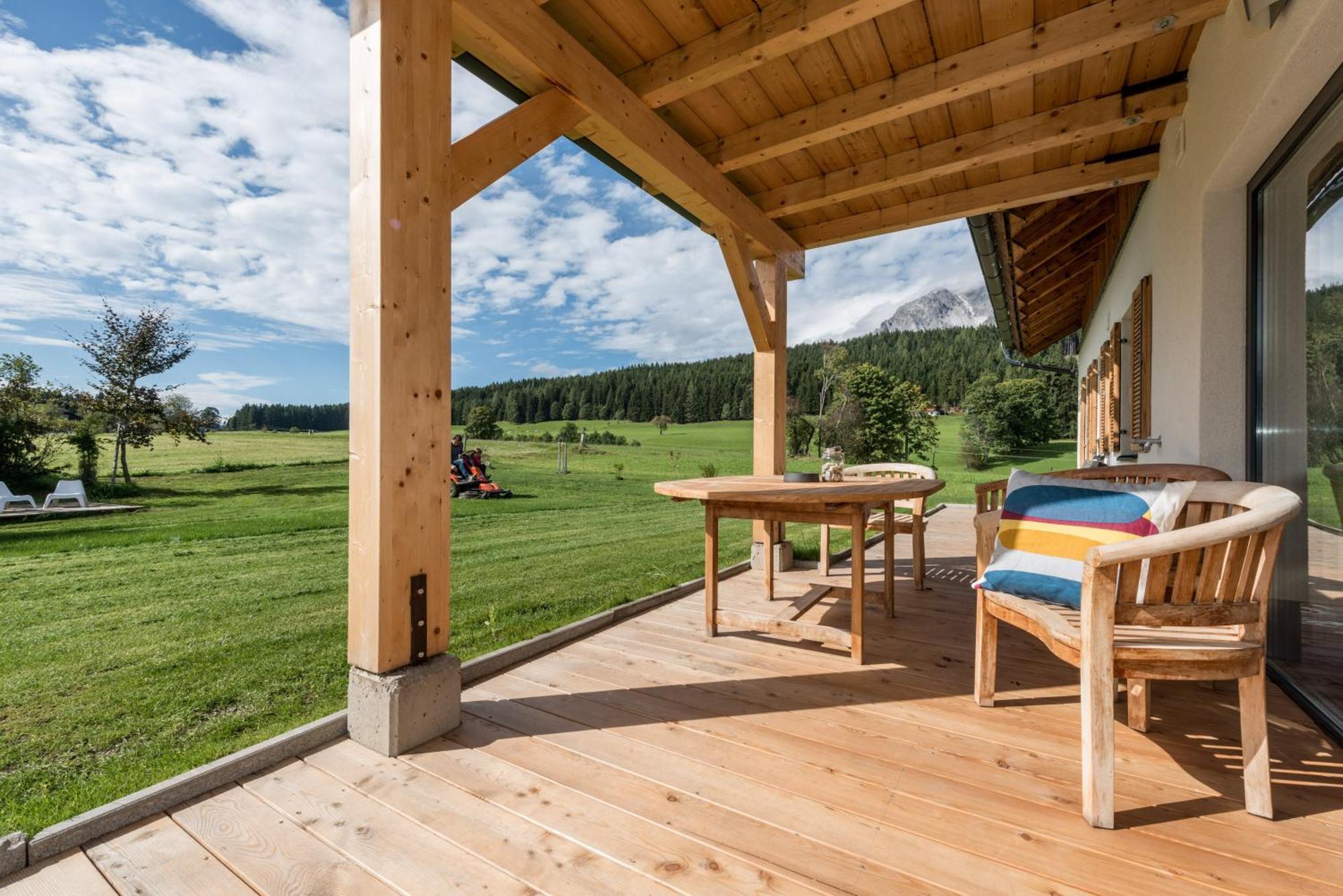 Naturchalet Hoeflehner - Heimgefuehl & Ruhelage An Loipe & Wanderweg Ramsau am Dachstein Exterior photo